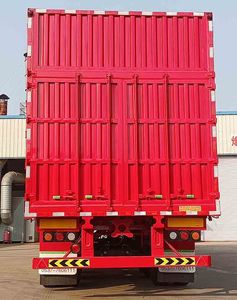 Huayue Xing brand automobiles FNZ9400XXYE Box transport semi-trailer