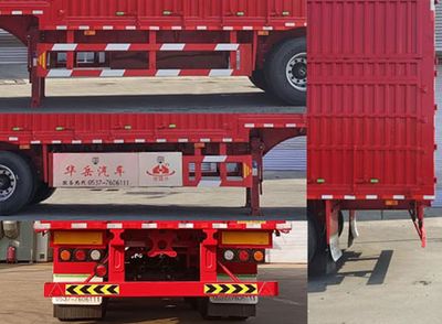 Huayue Xing brand automobiles FNZ9400XXYE Box transport semi-trailer