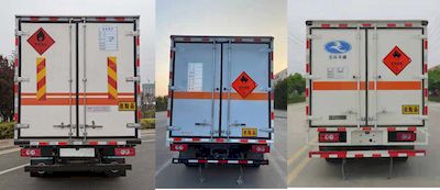 Huatong brand automobiles HCQ5088XRYJEAAB1 Flammable liquid box transport vehicle