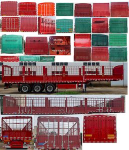 Huaxin Hengda brand automobiles TJD9401CCYA Gantry transport semi-trailer