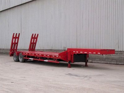 Kuangshan  JKQ9350TDP Low flatbed semi-trailer