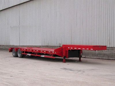 Kuangshan  JKQ9350TDP Low flatbed semi-trailer