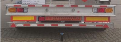 Qi Ji  QLZ9401GRY Aluminum alloy flammable liquid tank transport semi-trailer