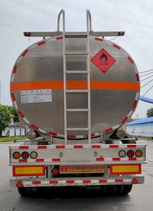 Qi Ji  QLZ9401GRY Aluminum alloy flammable liquid tank transport semi-trailer