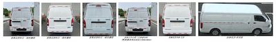 Remote license plate car HZK5030XXYBEV1 Pure electric box type transport vehicle