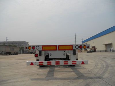 Shengtong brand automobile CSH9407TJZ Aluminum alloy container transport semi-trailer