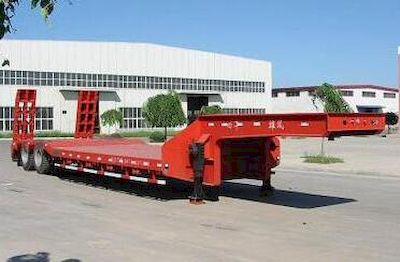 Jiping Xiongfeng JXF9340TDPLow flatbed semi-trailer