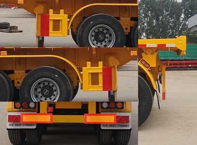 Huanlu  LYT9404ZZXP Flat dump semi-trailer