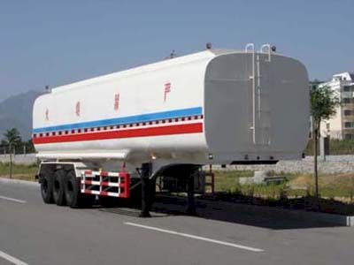 Wuyue  TAZ9340GYY Oil transport semi-trailer