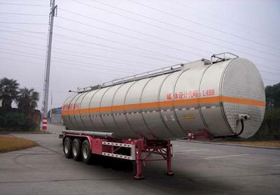 Tonghua  THT9401GRYE1 Aluminum alloy flammable liquid tank transport semi-trailer