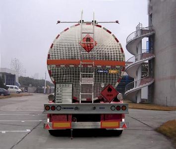 Tonghua  THT9401GRYE1 Aluminum alloy flammable liquid tank transport semi-trailer