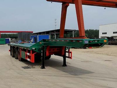 Tanghong Heavy Industry Automobile XT9402TDP Low flatbed semi-trailer