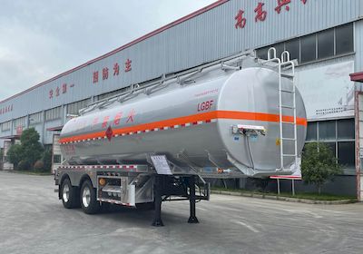 Yongqiang  YQ9302GYYCT2 Aluminum alloy oil transport semi-trailer