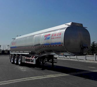 Tianming  TM9404GSYFC2 Aluminum alloy edible oil transportation semi-trailer