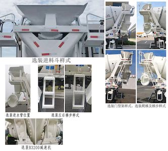 Chuanqi Jianbang brand automobiles JBJ5180GJBG6X7W Concrete mixing transport vehicle