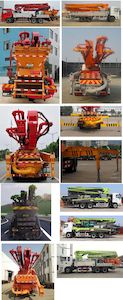 Huadian First Brand Automobile EHY5340THBSZ Concrete pump truck