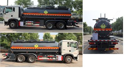 Zhongqi Liwei brand automobiles HLW5260GYWZ6 Tank transport vehicle for oxidizing substances