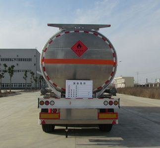 Chusheng  CSC9300GYYLDC Aluminum alloy oil transport semi-trailer