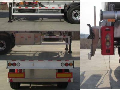 Chusheng  CSC9300GYYLDC Aluminum alloy oil transport semi-trailer