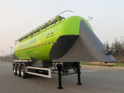 Lingyu  CLY9409GFL Aluminum alloy medium density powder material transportation semi-trailer