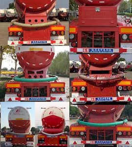 Huajun  ZCZ9403GFLHJC Low density powder material transportation semi-trailer