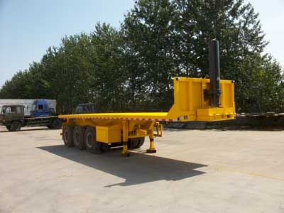 Jilu Hengchi PG9400ZZXPFlat dump semi-trailer