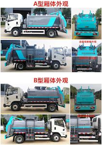 Hejia  HJK5080TCA6JL Kitchen waste truck