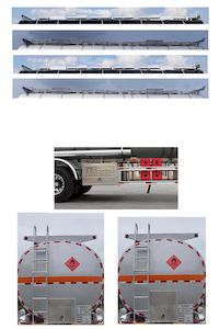 Jinxi  WPH9405GRYL Aluminum alloy flammable liquid tank transport semi-trailer