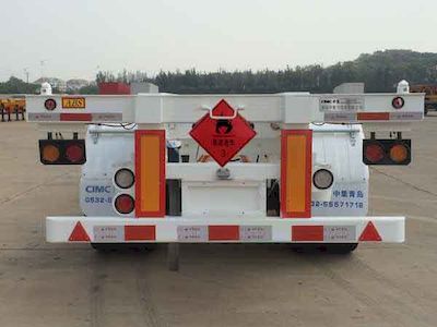 CIMC ZJV9402TWYQD Transport semi-trailer of dangerous goods tank frame