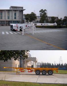 Tonghua  THT9402TWYA Transport semi-trailer of dangerous goods tank frame