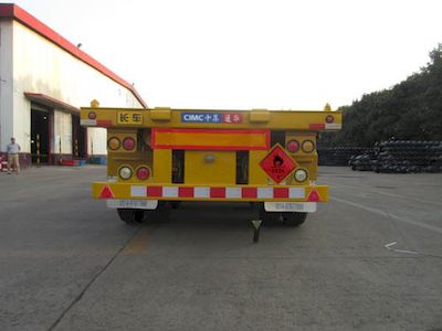 Tonghua  THT9402TWYA Transport semi-trailer of dangerous goods tank frame