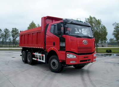 Jiefang Automobile CA3250P66K2LT1A1E Flat head diesel dump truck