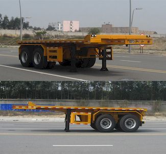 Changchunyu Chuangbai Automobile FCC9353ZZXP Flat dump semi-trailer