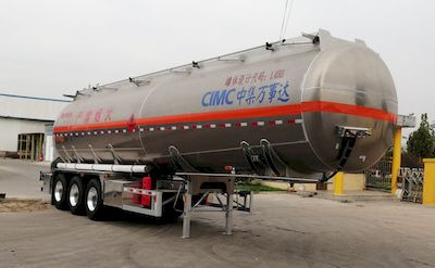 Mastercard SDW9408GRYB Aluminum alloy flammable liquid tank transport semi-trailer