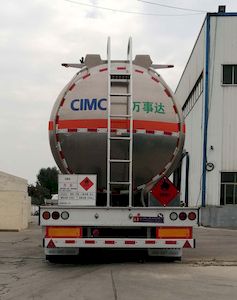 Mastercard SDW9408GRYB Aluminum alloy flammable liquid tank transport semi-trailer