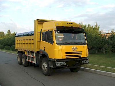 Jiefang Automobile CA3212P2K2T1E Flat head diesel dump truck