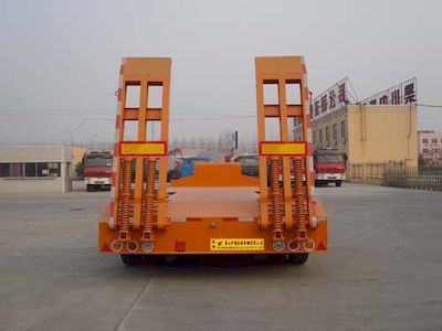 Liangshan Dongyue  CSQ9202TDPA Low flatbed transport semi-trailer