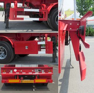 Zhengkang Hongtai brand automobiles HHT9406GFWA Tank transport semi-trailer for corrosive substances