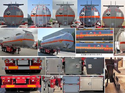 Zhengkang Hongtai brand automobiles HHT9406GFWA Tank transport semi-trailer for corrosive substances