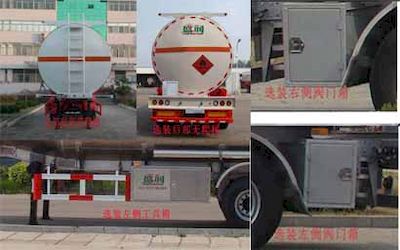 Shengrun  SKW9400GRYT Flammable liquid tank transport semi-trailer