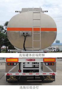 Xingshi  SLS9400GRYA Aluminum alloy flammable liquid tank transport semi-trailer