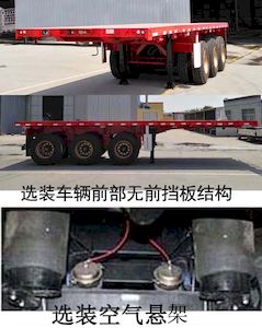 Junwei Yida Automobile BFL9402TPB Flat transport semi-trailer