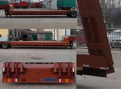 Liangshan Yangtian  SDB9401TDP Low flatbed semi-trailer