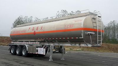 Yongqiang  YQ9401GYYCF2 Aluminum alloy oil transport semi-trailer