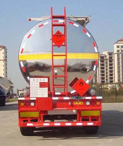 CIMC ZJV9401GRYSZA Flammable liquid tank transport semi-trailer