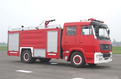 Chuanxiao brand automobiles SXF5160GXFPM50Z Foam fire truck