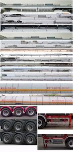 Tonghua  THT9400GFWE Tank transport semi-trailer for corrosive substances