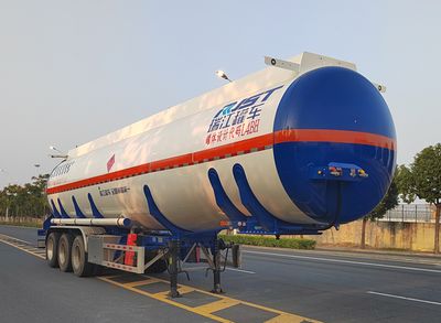 Ruijiang  WL9401GRYDY49A Aluminum alloy flammable liquid tank transport semi-trailer