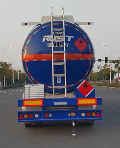 Ruijiang  WL9401GRYDY49A Aluminum alloy flammable liquid tank transport semi-trailer