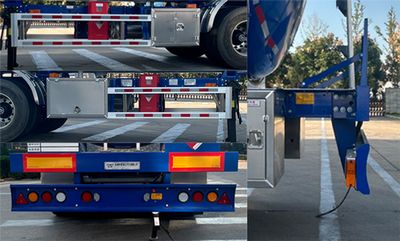 Ruijiang  WL9401GRYDY49A Aluminum alloy flammable liquid tank transport semi-trailer